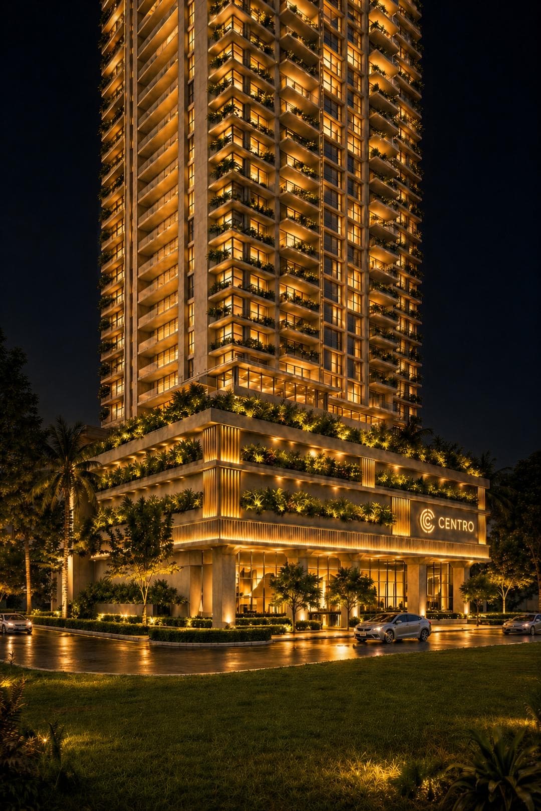 Centro — architectural render